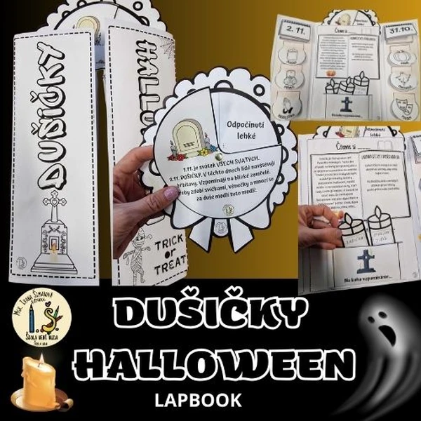 DUŠIČKY/HALLOWEEN lapbook