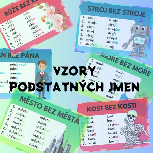 Vzory podstatných jmen