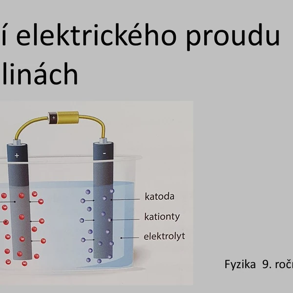 Vedení elektrického proudu v kapalinách