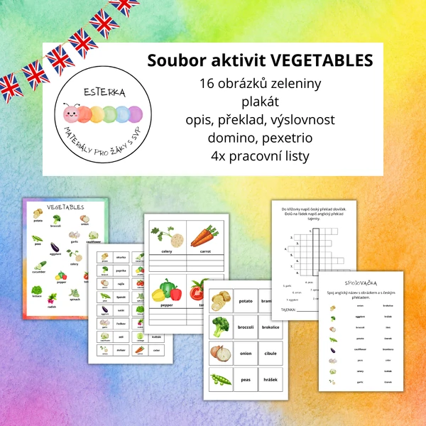 Soubor aktivit VEGETABLES