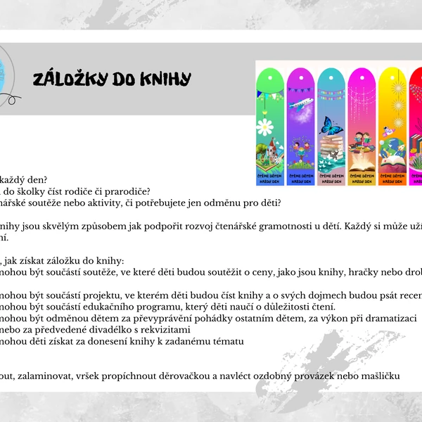 ZÁLOŽKY DO KNIHY