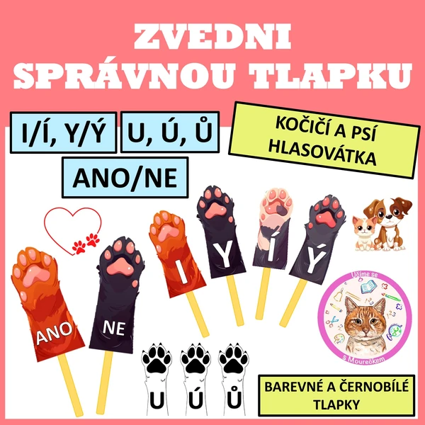 ZVEDNI SPRÁVNOU TLAPKU - Hlasovátka