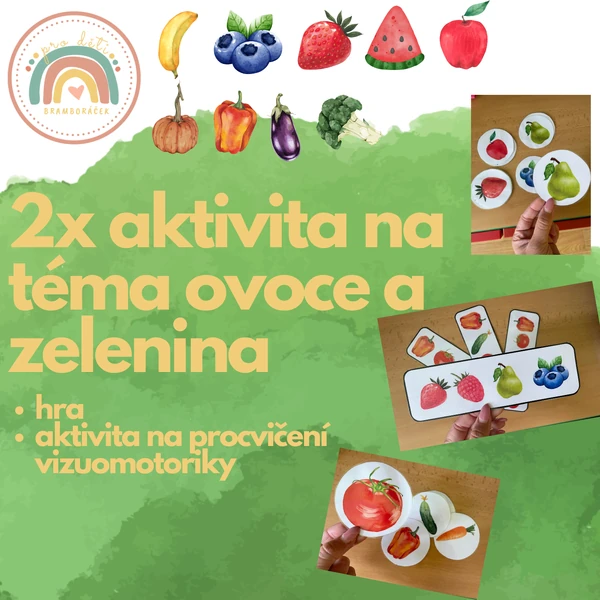 Aktivity do MŠ ovoce a zelenina