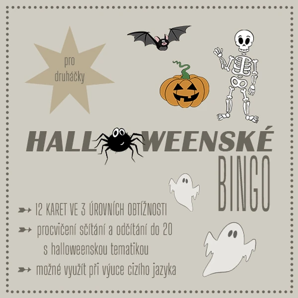 Bingo Halloween - druhá třída