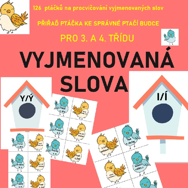 Vyjmenovaná slova s ptáčky