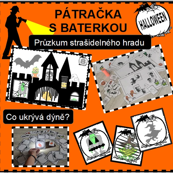 Halloween-pátračka s baterkou
