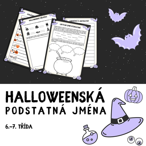 Halloweenská podstatná jména