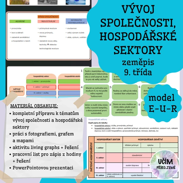 Vývoj společnosti a hospodářské sektory - příprava na hodinu