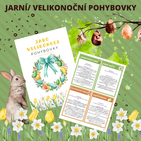 JARO_VELIKONOCE - pohybové hry (kartičky)