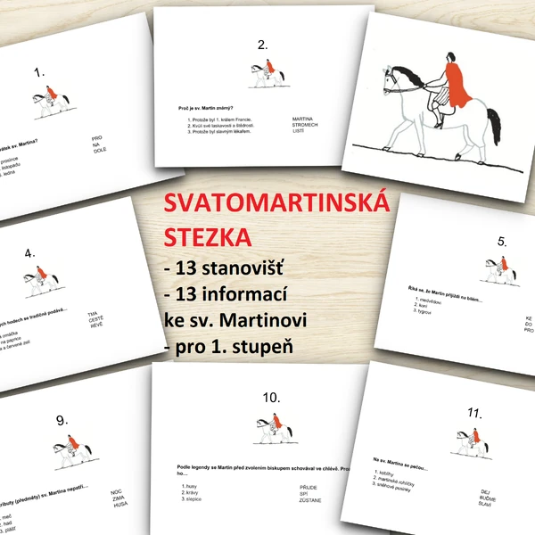Sv. Martin - stezka ven i dovnitř pro 1. stupeň