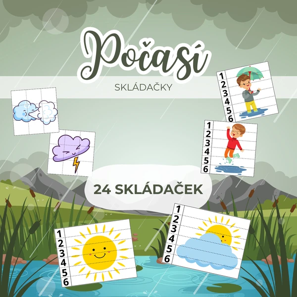 POČASÍ - skládačky