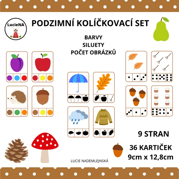 Podzimní kolíčkovací set
