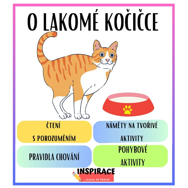Příběh O LAKOMÉ KOČIČCE 🐱(čtení s porozuměním)
