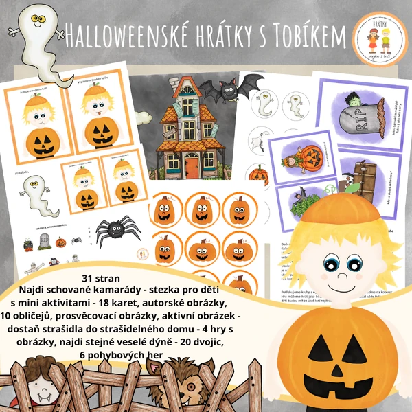 Halloweenské hrátky s Tobíkem a jeho kamarády