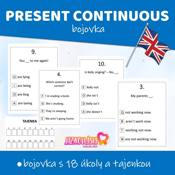 Present continuous bojovka