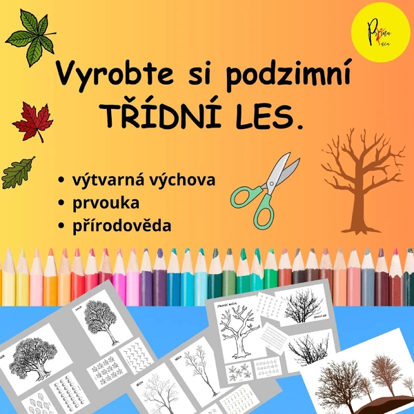 Vyrobte si podzimní TŘÍDNÍ LES.