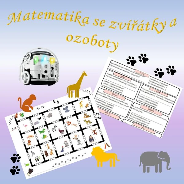 Slovní úlohy se zvířátky a ozoboty