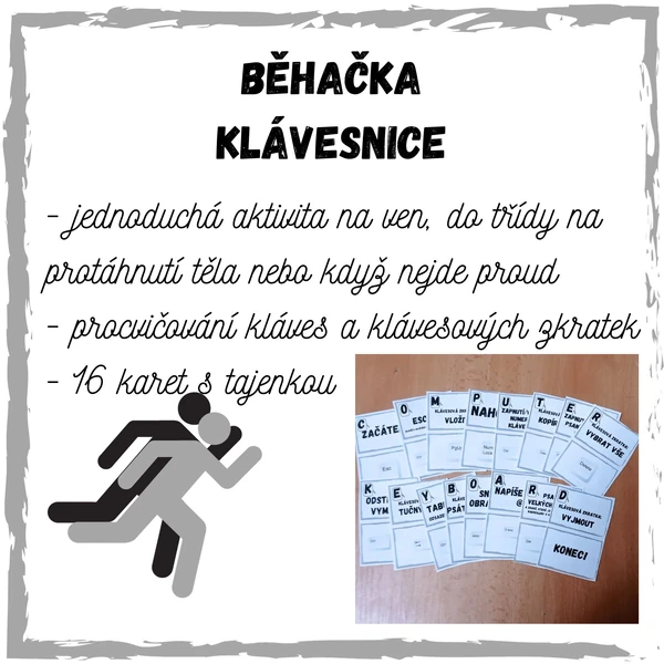 Běhačka PC 2 - klávesnice