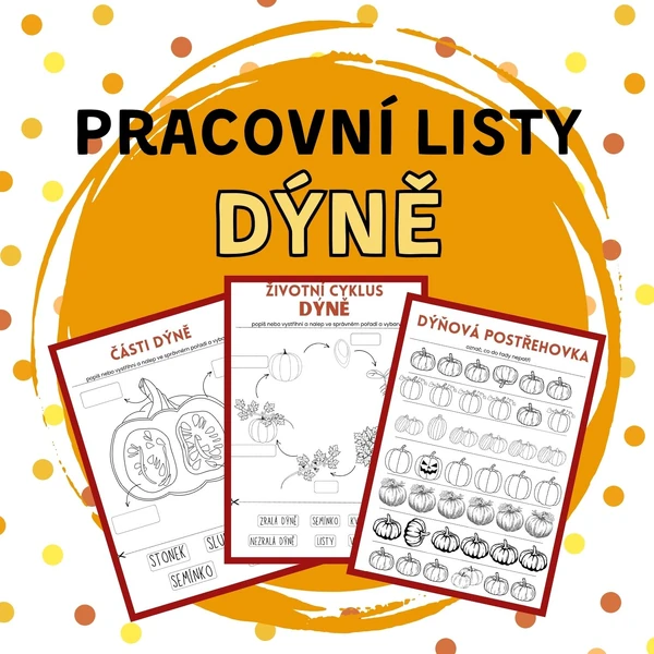Dýňové pracovní listy