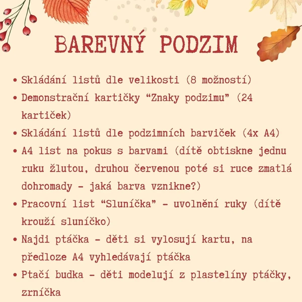 Barevný podzim