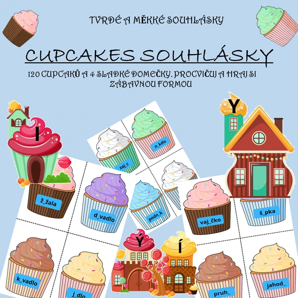 SOUHLÁSKY -NASBÍREJ CUPCAKY
