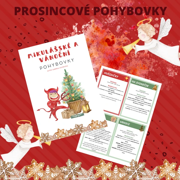 MIK, VÁNOČNÍ - pohybové hry (kartičky)