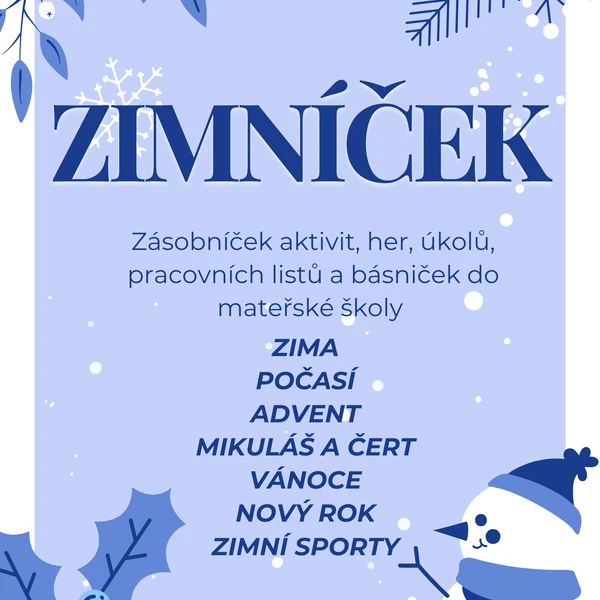 Zimníček - zásobník akivit na zimu