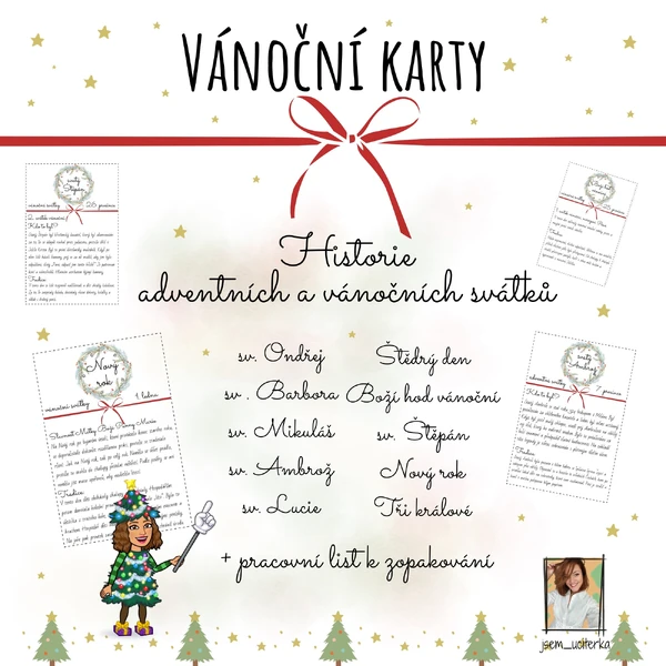 Vánoční karty - adventní svátky 