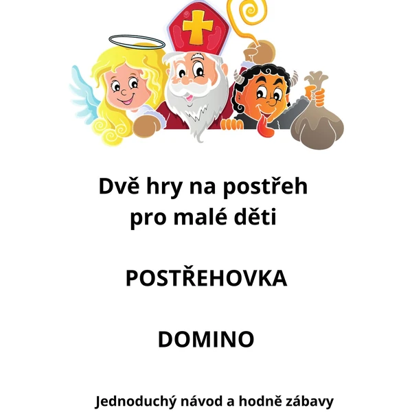 Postřehovka a Domino pro nejmenší děti