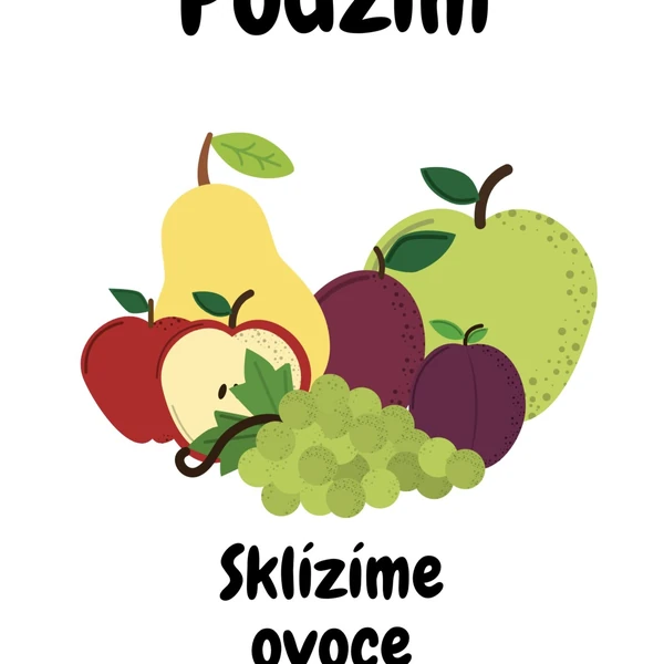 Podzimní ovoce - výukové materiály