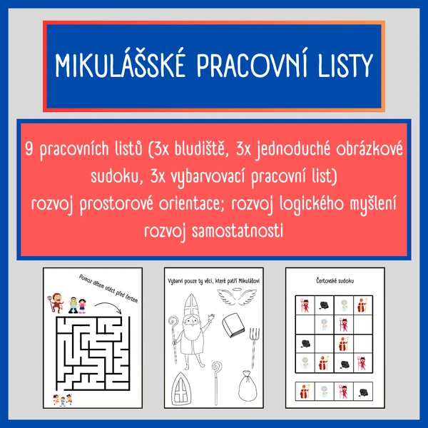 Mikulášské pracovní listy