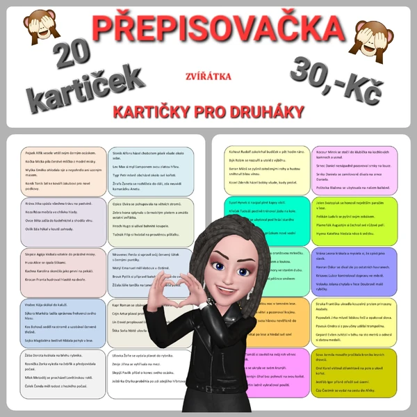 PŘEPISOVAČKA-ZVÍŘÁTKA