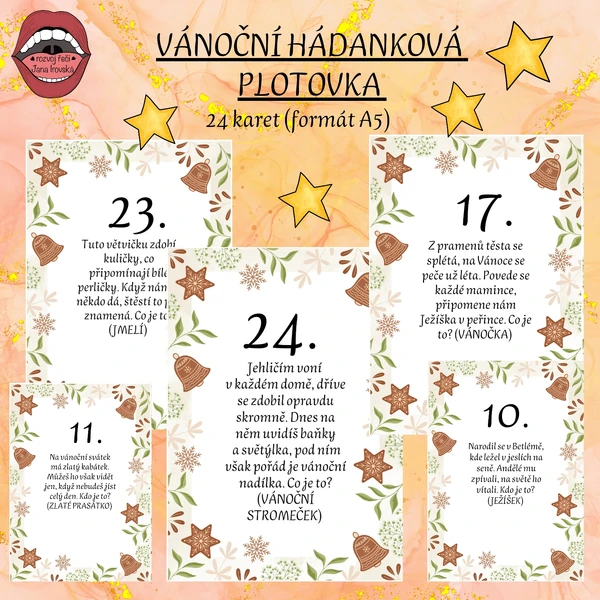 VÁNOČNÍ HÁDANKOVÁ PLOTOVKA 