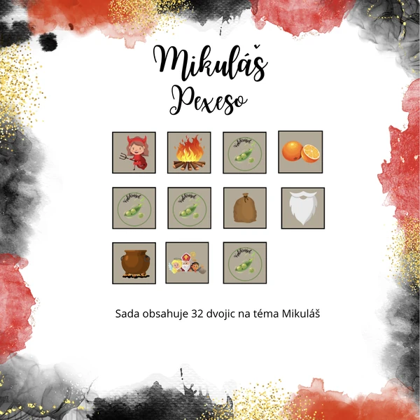 Mikuláš - pexeso