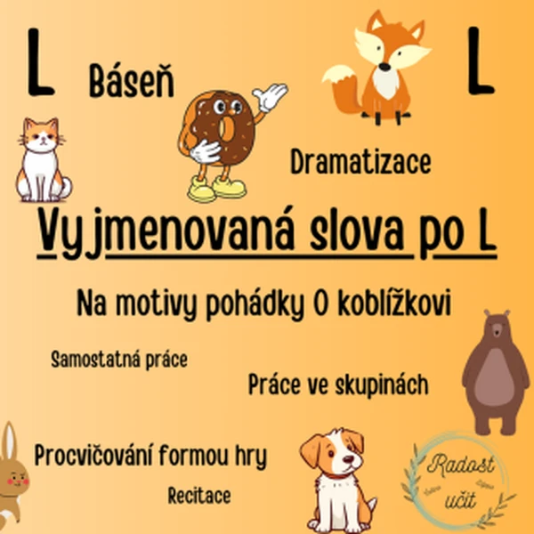 Vyjmenovaná slova po L (O koblížkovi)