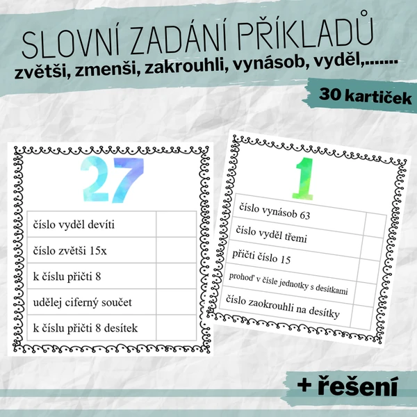 Příklady se slovním zadáním 