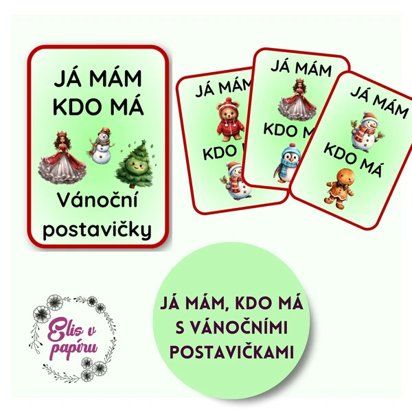 Vánoční postavičky - Já mám, kdo má