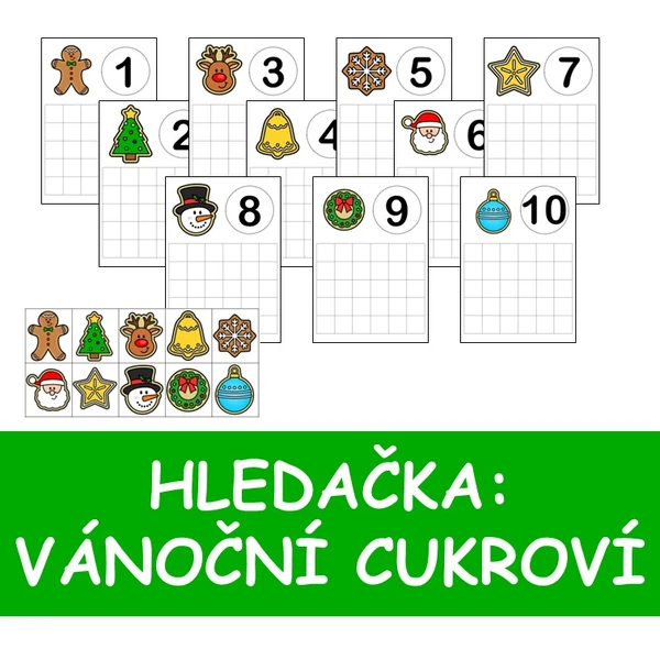 Vánoční cukroví - hledačka