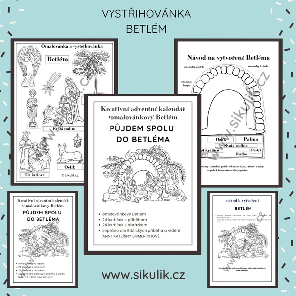 Omalovánkový Betlém