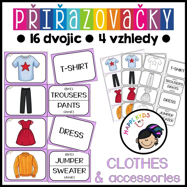 Přiřazovačky - CLOTHES and ACCESSORIES