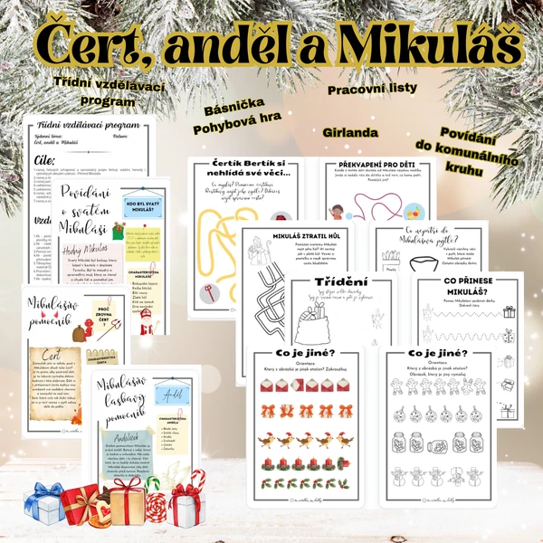 Čert, anděl a Mikuláš