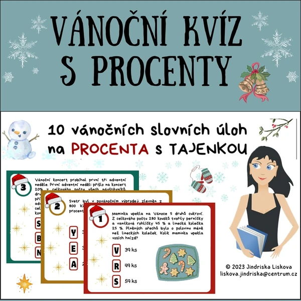 Vánoční kvíz s procenty