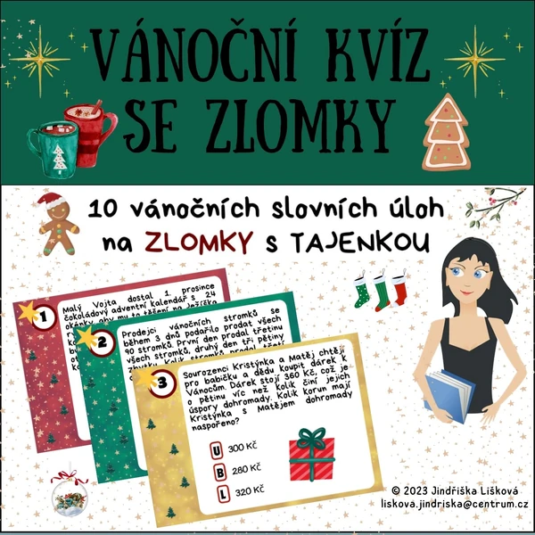 Vánoční kvíz se zlomky