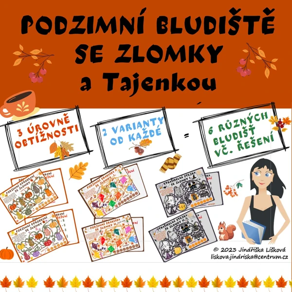 Podzimní bludiště se zlomky