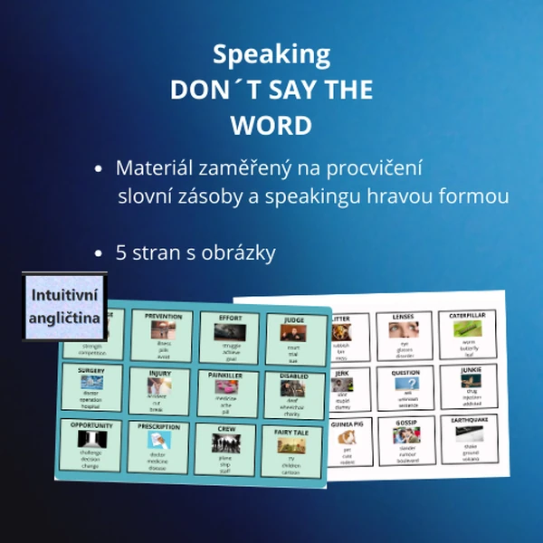 Speaking DON´T SAY THE WORD (PRE-INTERMEDIATE)