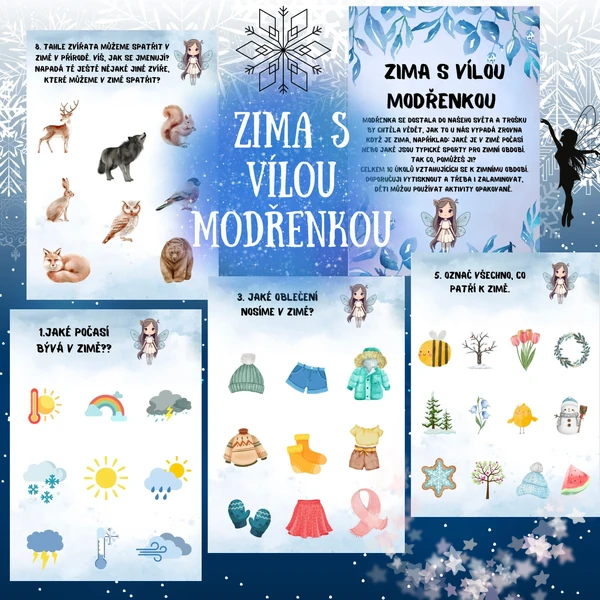 Zima s vílou Modřenkou 