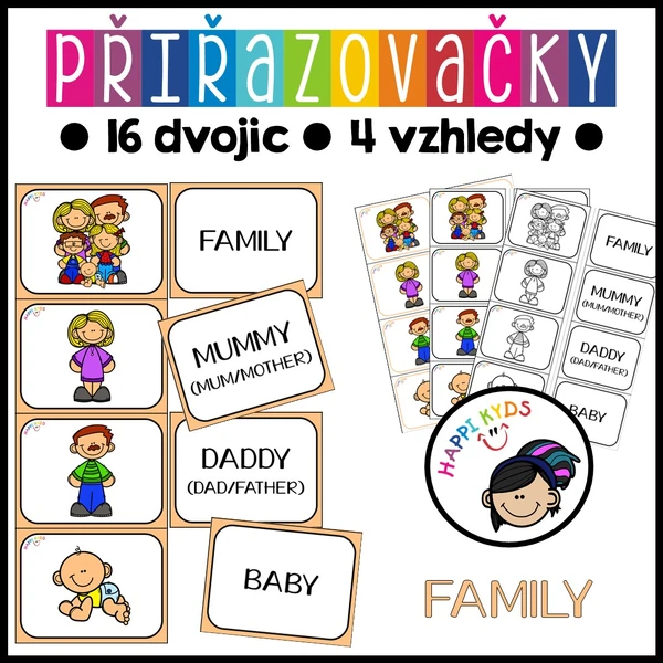 Přiřazovačky - FAMILY