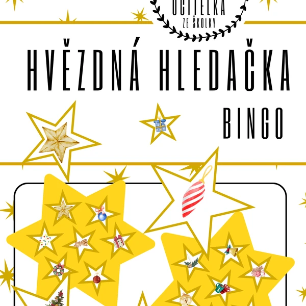 HVĚZDNÁ HLEDAČKA - bingo