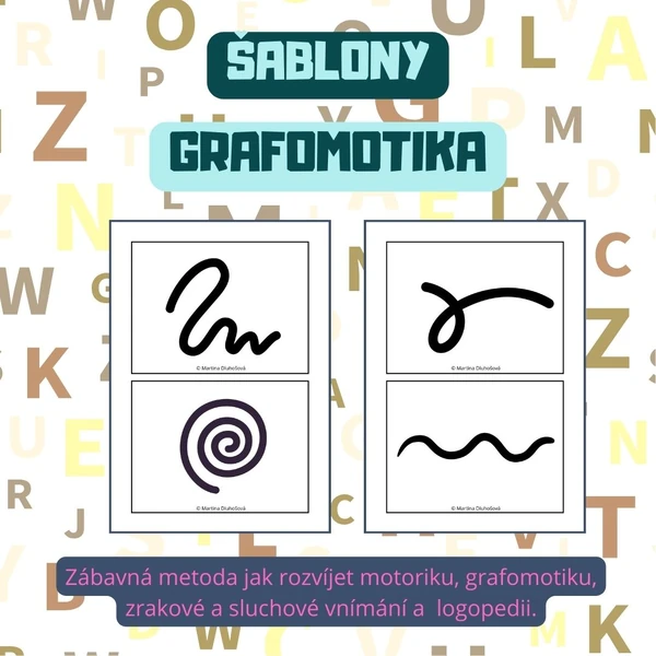 Grafomotorika - šablony
