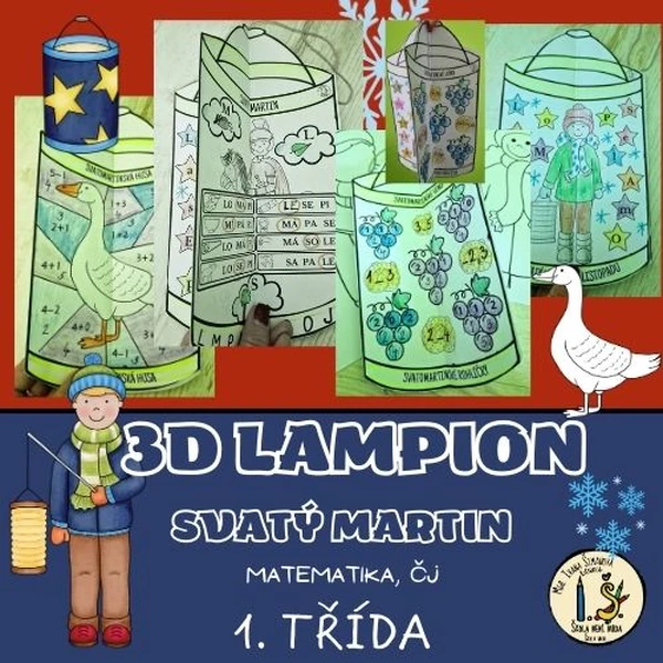 3D LAMPION 1. třída - SVATÝ MARTIN